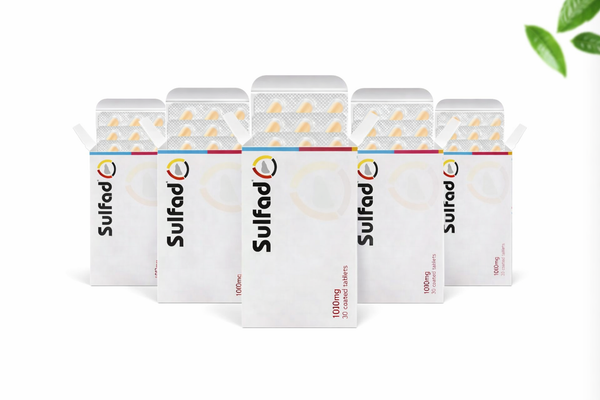 5 pack offer Sulfad 1000 mg - Hepatoprotective Supplement – Silymarin, Artichoke, Turmeric